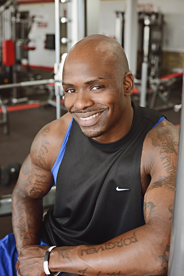 Exercise fitness training fitness man