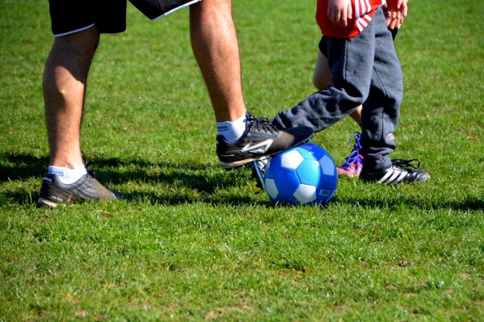 Footwear Player Football Grass