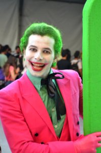 Green Smile Joker Costume photo