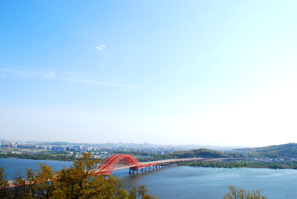 Sky Daytime Horizon Bridge