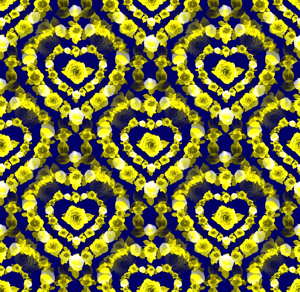 Yellow Pattern Design Symmetry