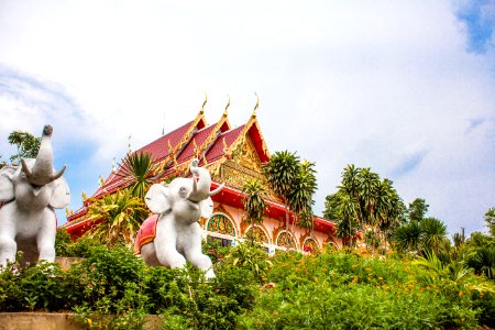 Sky Tourism Temple Hindu Temple