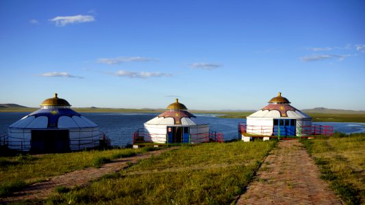 Sky Grassland Cottage Cloud photo