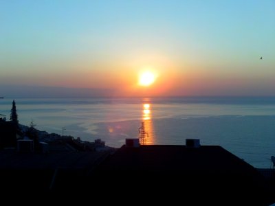 Sea Sky Horizon Sunrise