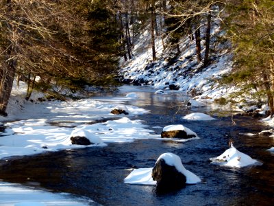 Water Snow Stream Nature