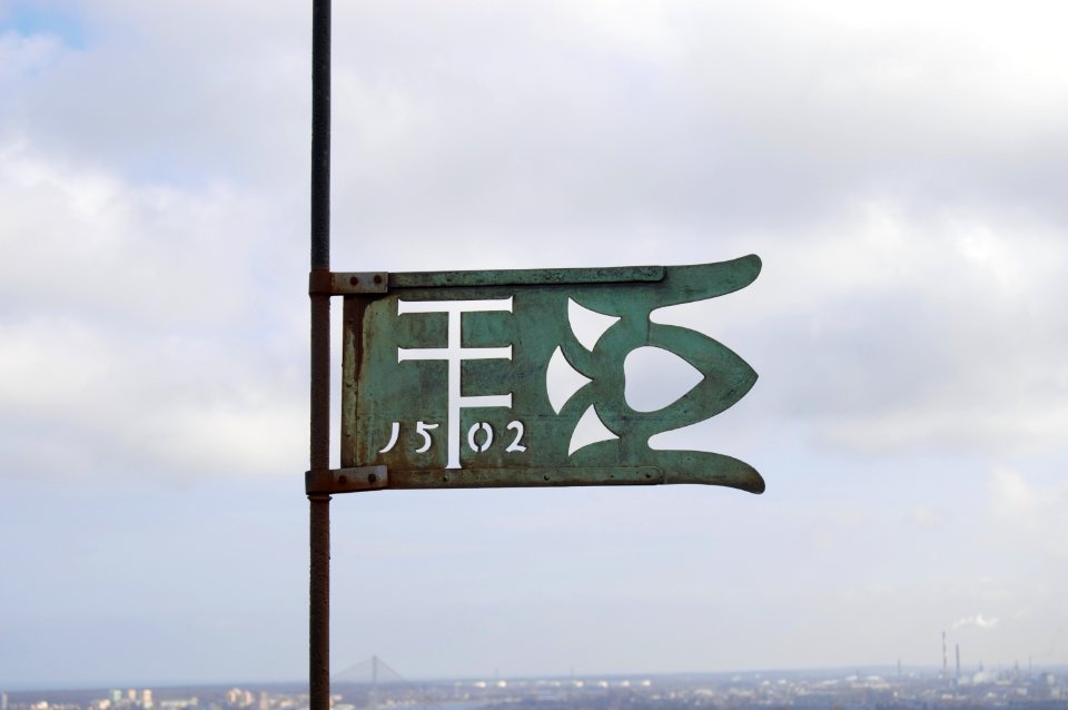 Sky Cloud Sign Street Sign photo