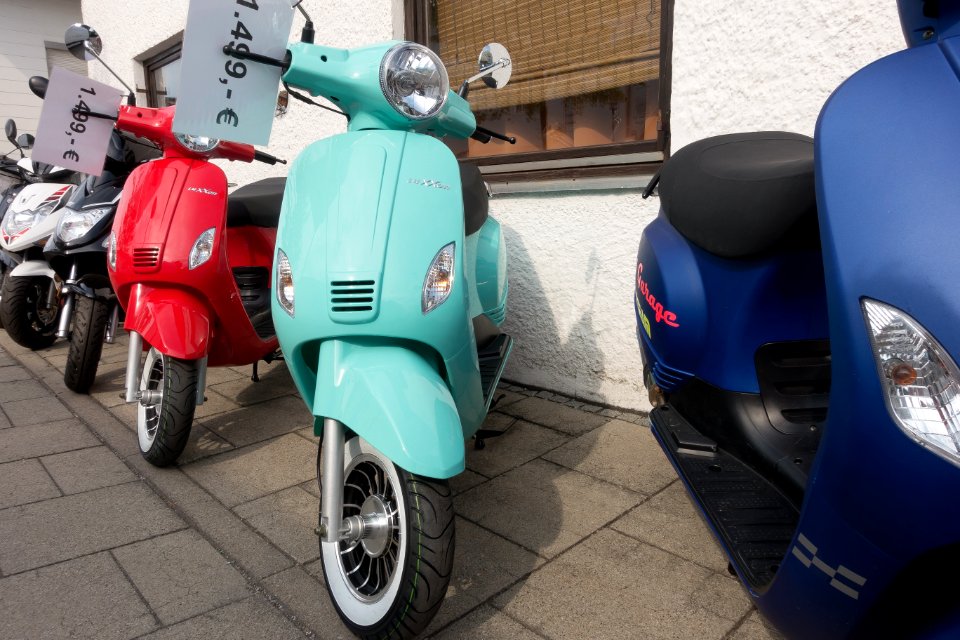 Scooter Motor Vehicle Vespa Motorcycle photo