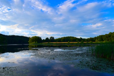 Reflection Water Sky Nature photo