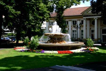 Fountain Water Feature Garden Landscaping photo