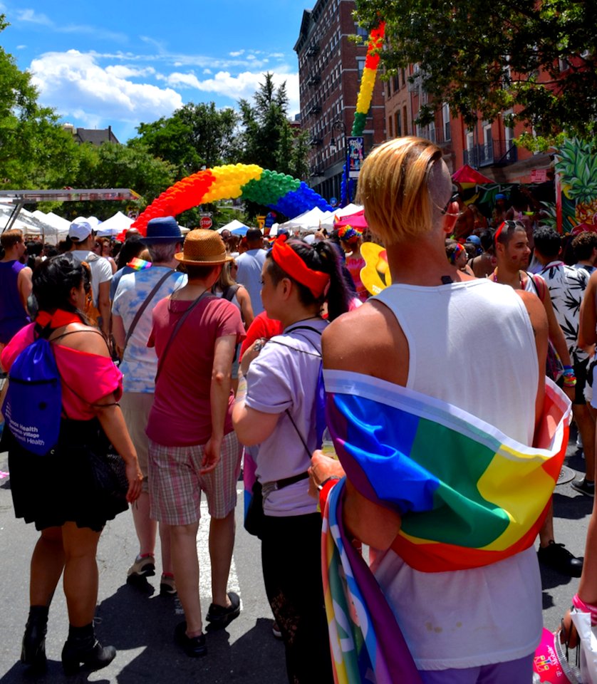 Crowd Festival Pride Parade Event