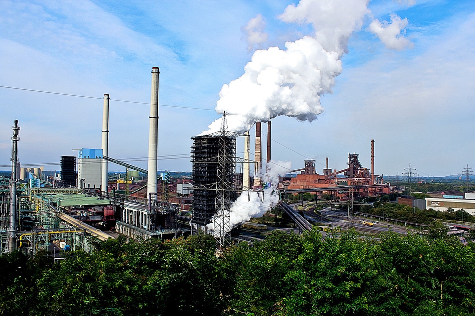 Blast furnace chimney rhurgebiet