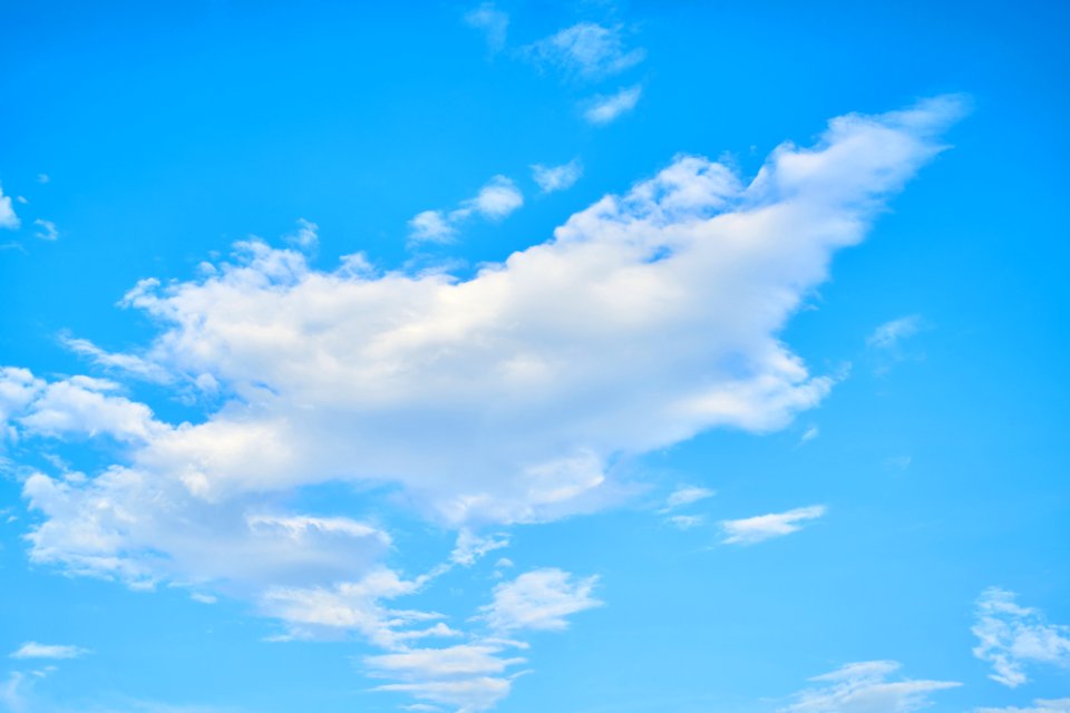 Sky Cloud Daytime Blue photo