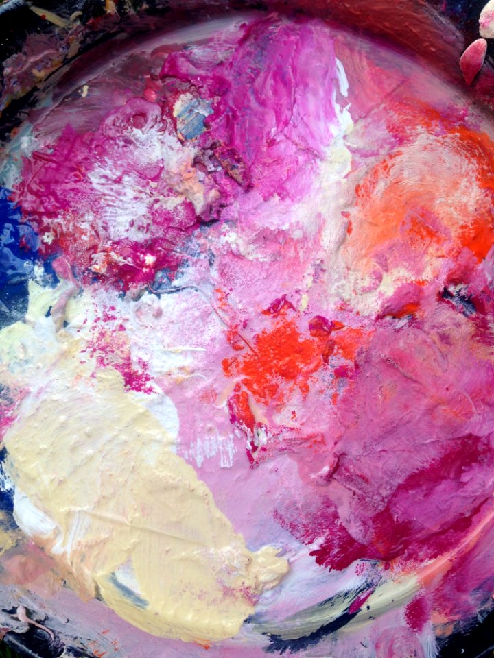 Pink Painting Purple Art