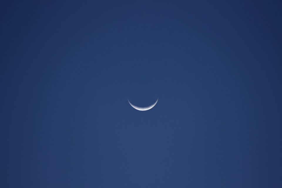 Sky Crescent Daytime Atmosphere