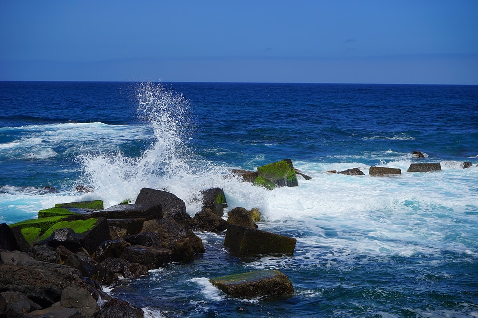 Breakwater sea ocean