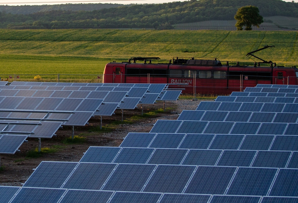 Energy solar energy train