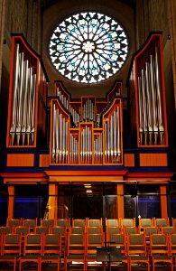 Stained Glass Chapel Organ Organ Pipe photo