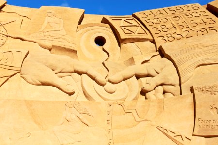 Sand Relief Sculpture Ancient History photo