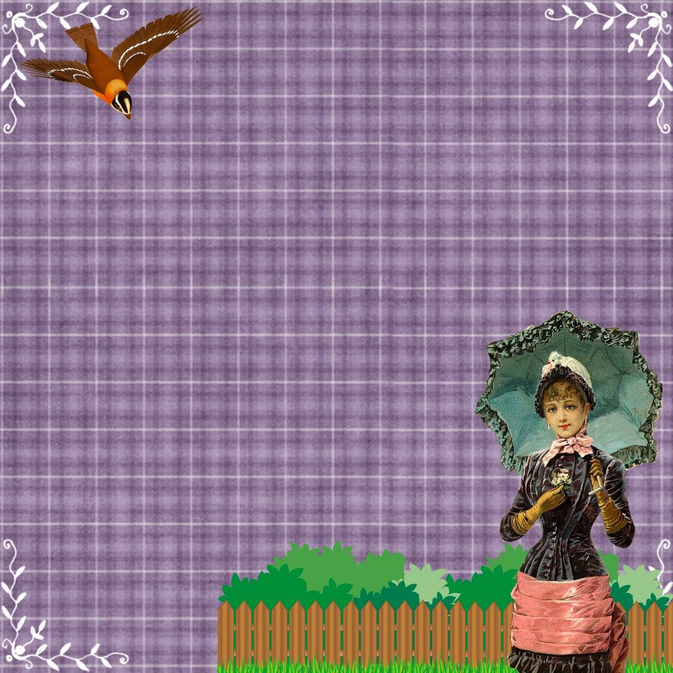 Green Purple Text Fauna