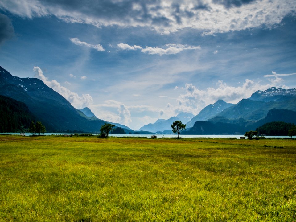 Grassland Highland Nature Sky