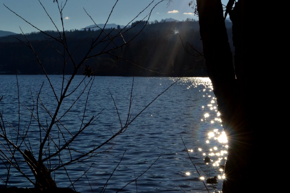 Water Sky Reflection Light