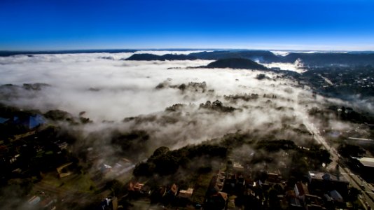 Sky Cloud Mountain Aerial Photography