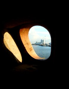 Sky Reflection Arch Window photo