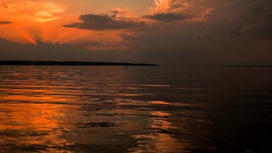 Horizon Sky Sunset Calm