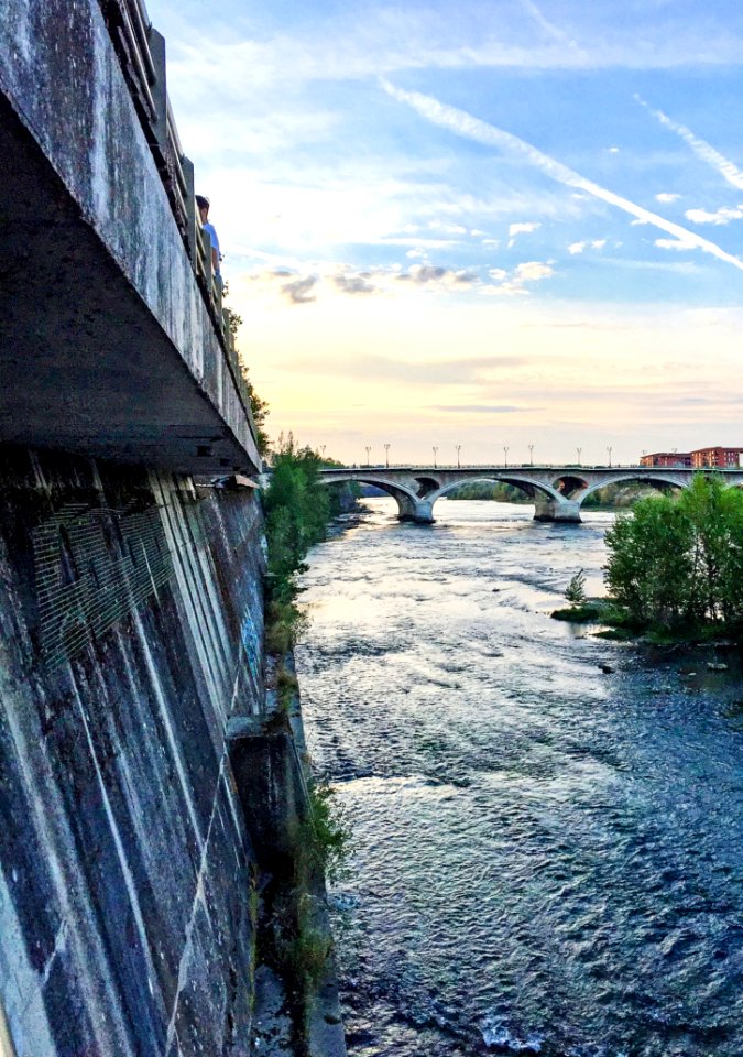 Sky Water Waterway River