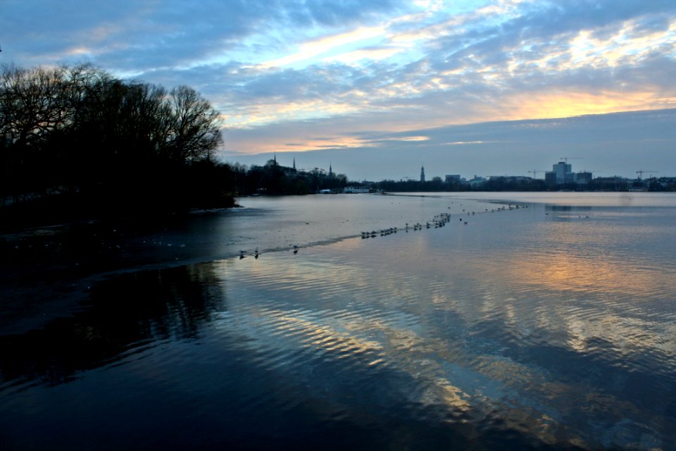 Reflection Water Sky Waterway