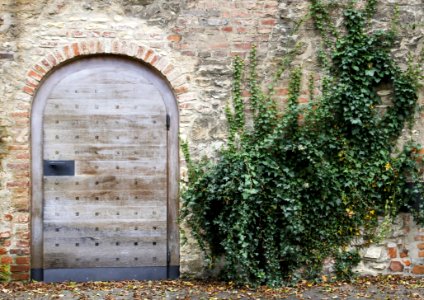Wall Stone Wall Door Arch