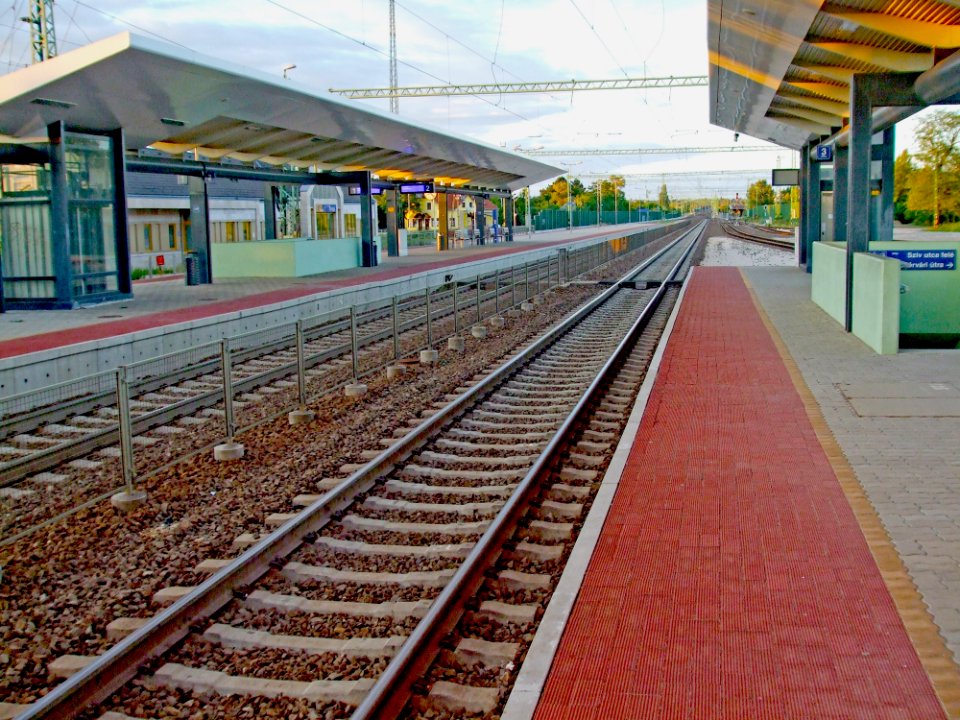 Track Train Station Transport Rail Transport photo