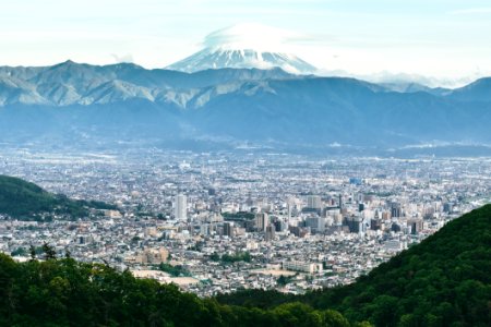 City Sky Mountainous Landforms Metropolitan Area