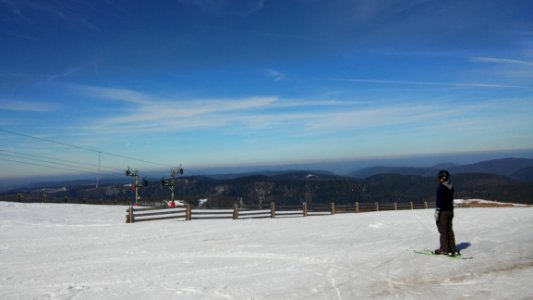 Sky Mountain Range Cloud Piste