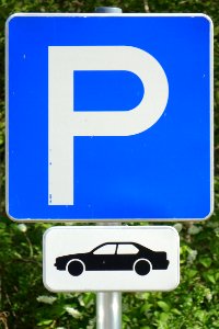 Blue Sign Traffic Sign Signage