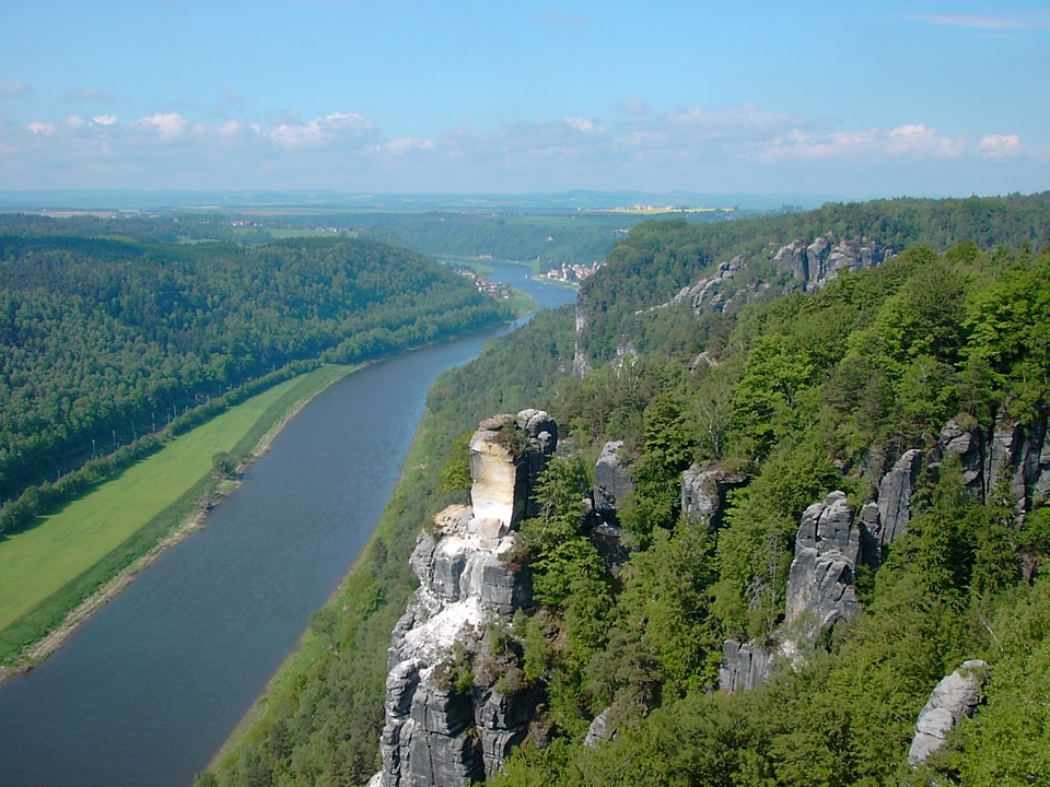 Abort button rock fall landscape