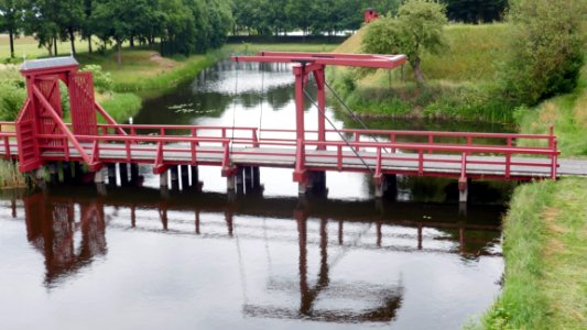 Waterway Bridge Reflection Water