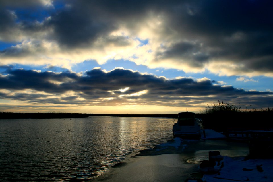 Seashore During Sunset