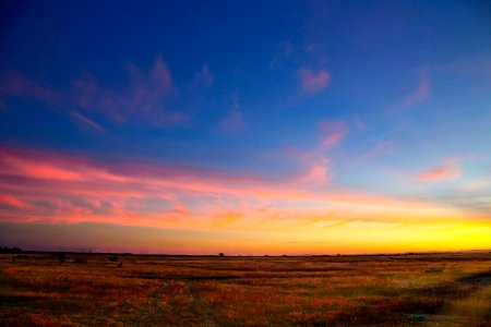Sky Afterglow Horizon Ecosystem photo