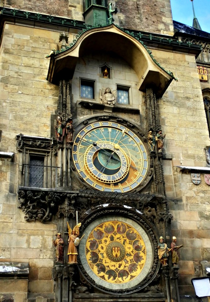 Clock Clock Tower Medieval Architecture Facade photo