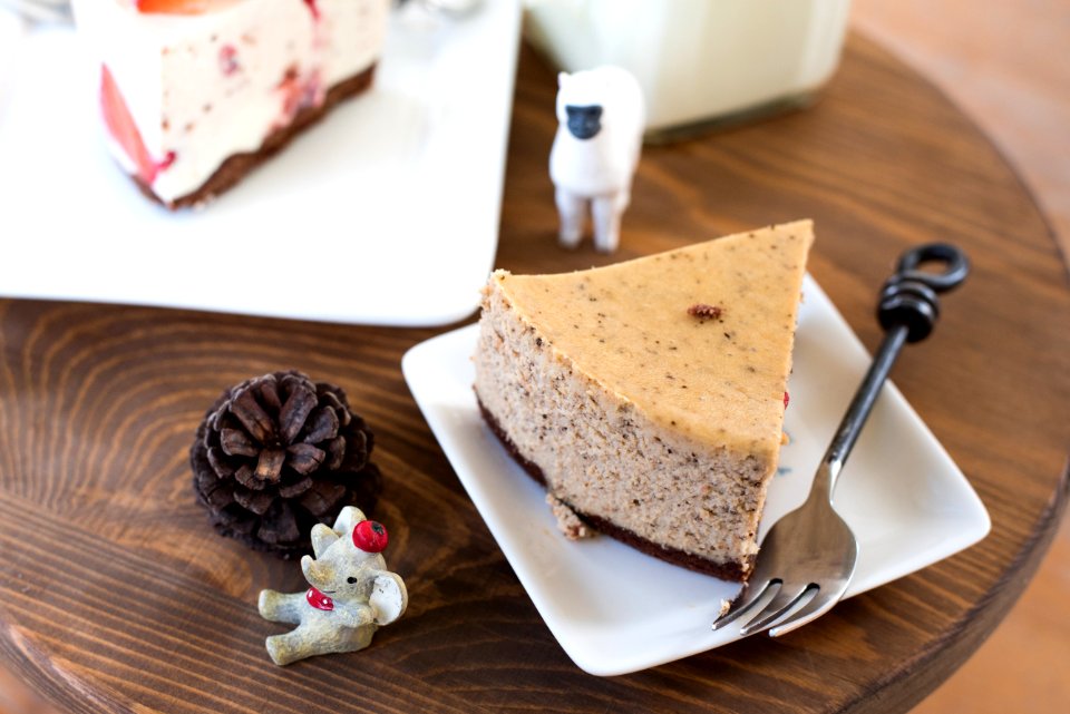 Sliced Cake On White Saucer