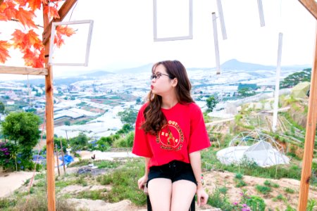 Womens Red Shirt