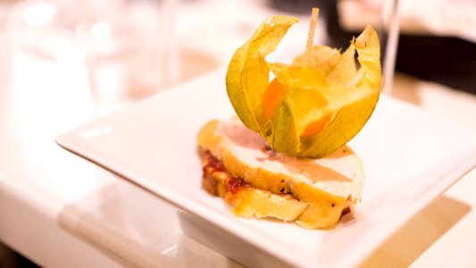 Sandwich On White Plate