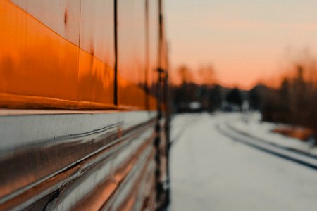 Grey And Orange Traine