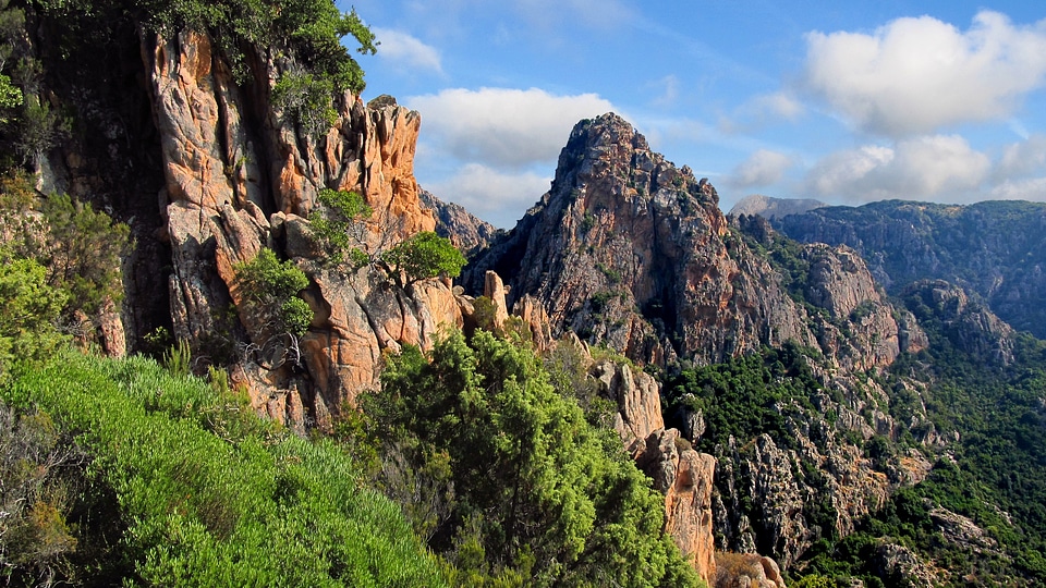 Nature boulders landscape photo