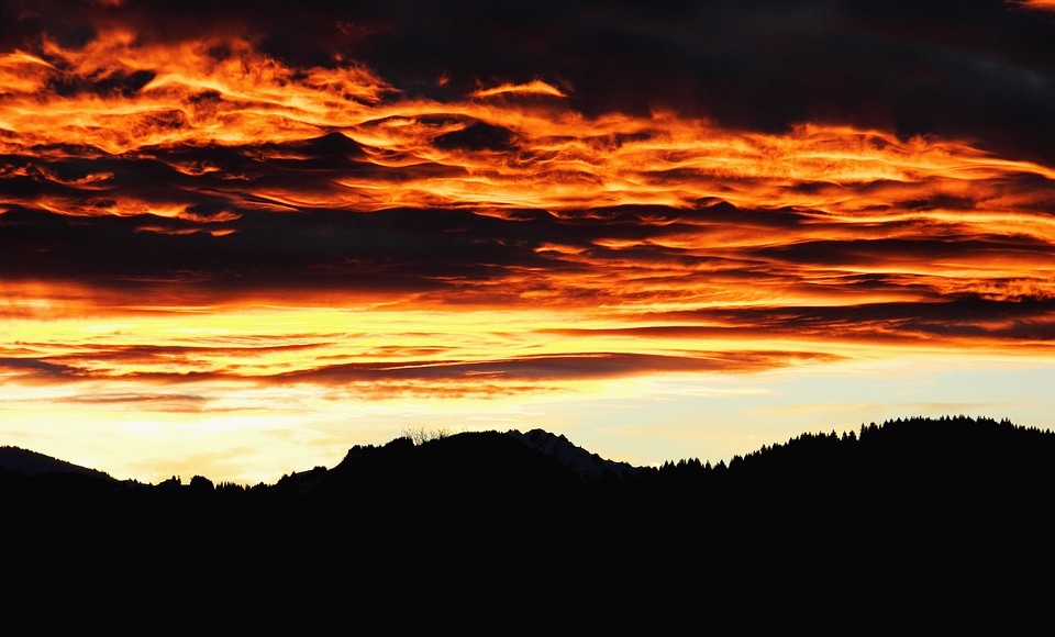 Landscape sky sun