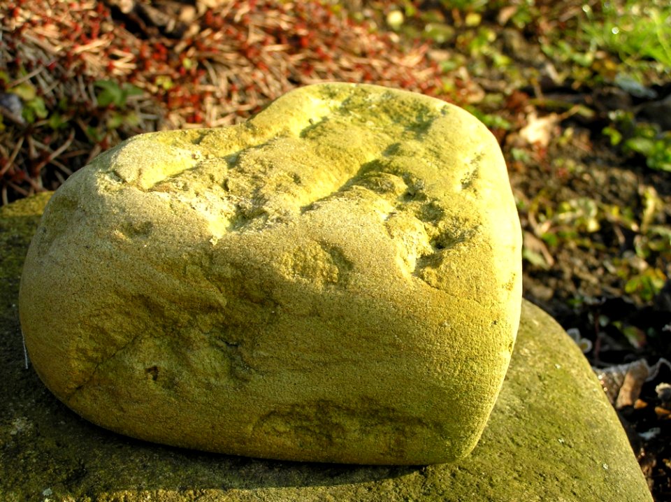 Rock Material Grass Boulder