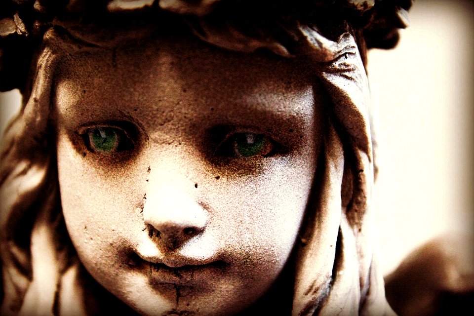 Nose Eye Girl Close Up