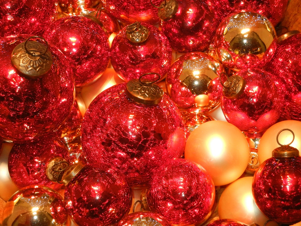Lighting christmas ornaments christmas bauble