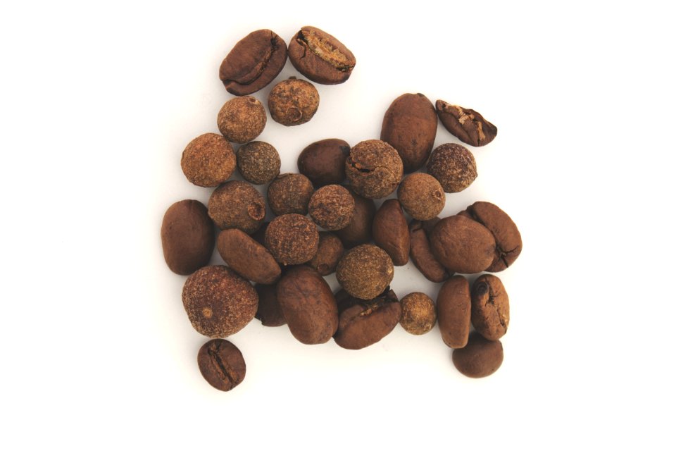 Coffee Beans On White Board